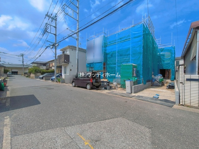 春日部市栄町9期　新築一戸建て　2号棟の前面道路含む現地写真