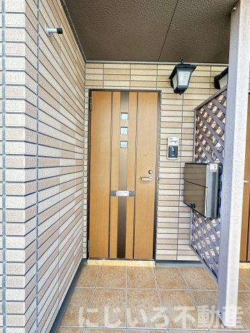 グリーンビレッジの玄関
