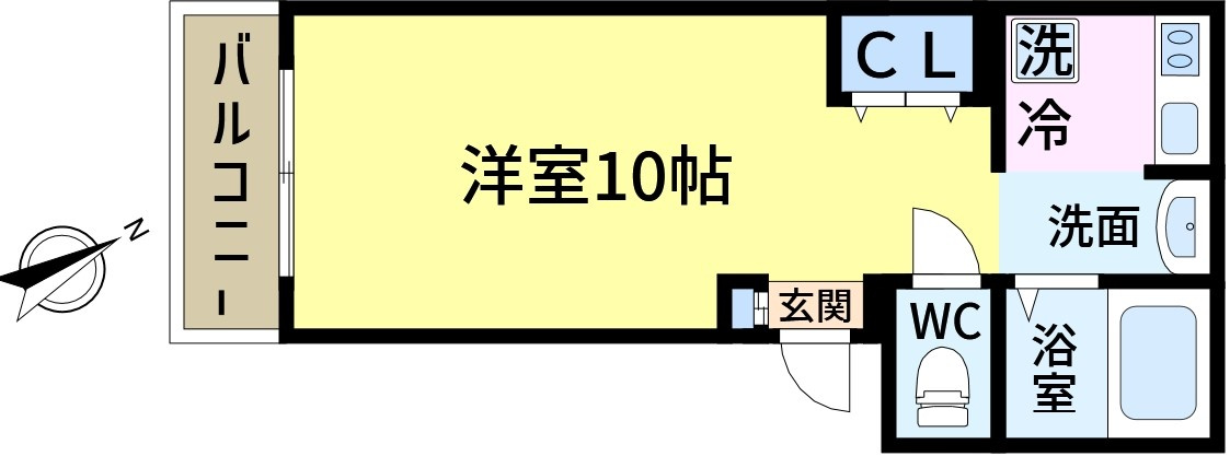 江戸川区松島４丁目の賃貸マンションの間取り