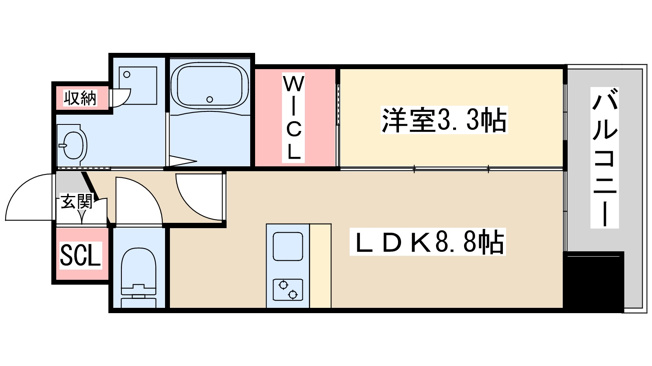 【間取り】 | ラグゼ新大阪西