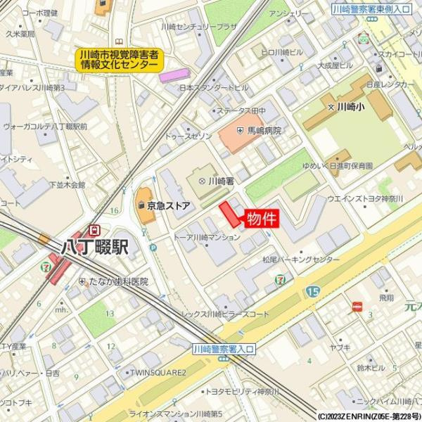 ステラコート川崎の地図