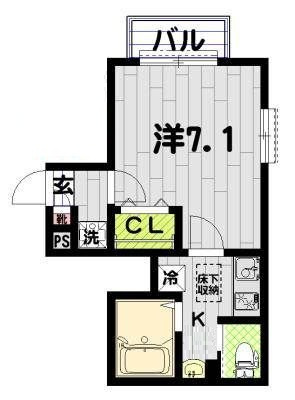 ウェルスコートの間取り|間取りです。