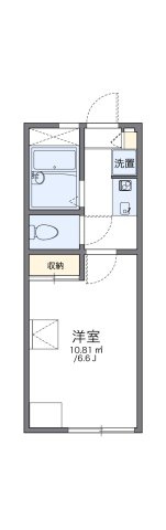 レオパレスガーデ二ア宮沢町の間取り