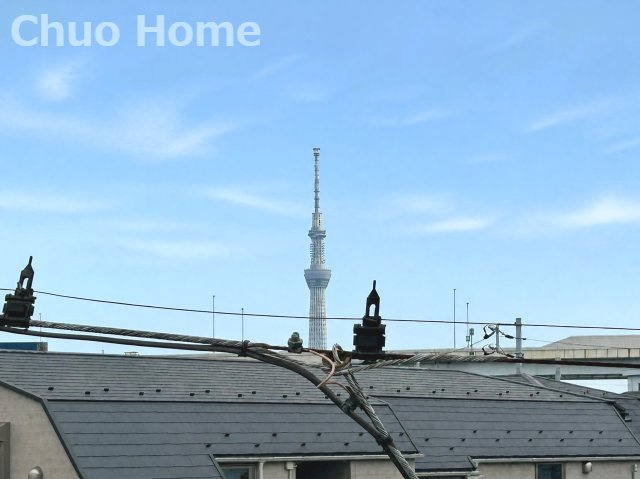 葛飾区四つ木1丁目新築分譲住宅の展望|スカイツリーが望めます