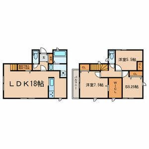 田園調布本町貸家の間取り