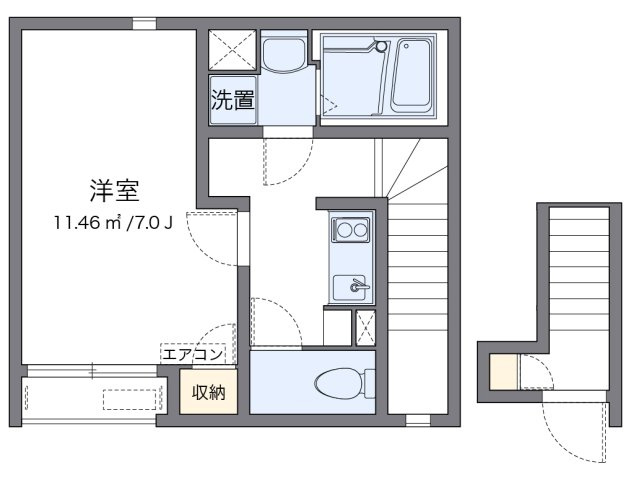 クレイノエスペランサ　Ｎの間取り|代表的な間取のため実際の間取とは異なる場合があります