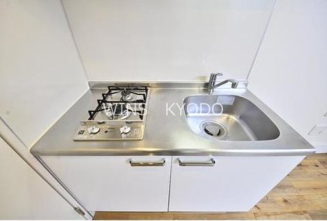 世田谷区梅丘１丁目のアパートのキッチン