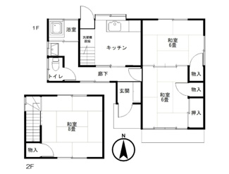 【間取り】 | 藤野貸家