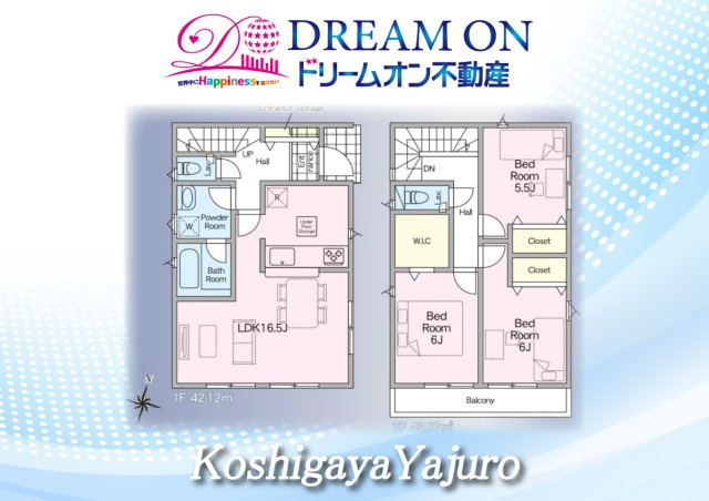 越谷市弥十郎新築戸建て◆3ナンバー駐車可の区画図|大型系の車や軽自動車なら2台可