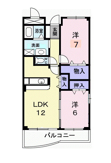 月曜館の間取り