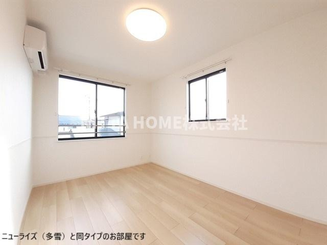 豊岡市伏のアパートの内装|【完成イメージ】洋室は６．４帖と５．３帖の２室になります☆