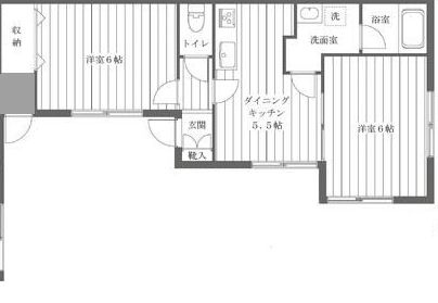 カルムＵの間取り|間取りです。