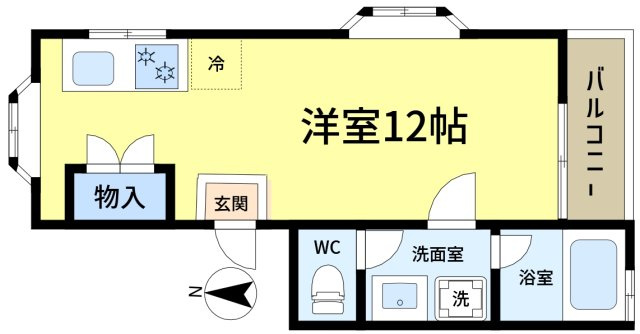 オオノハイツの間取り