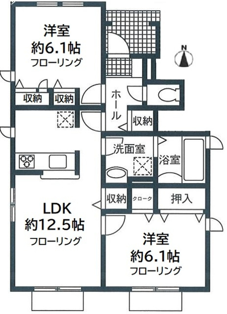 レオパルド日吉の間取り