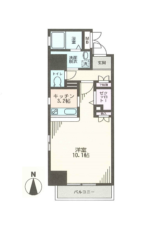 コンフォート両国の間取り