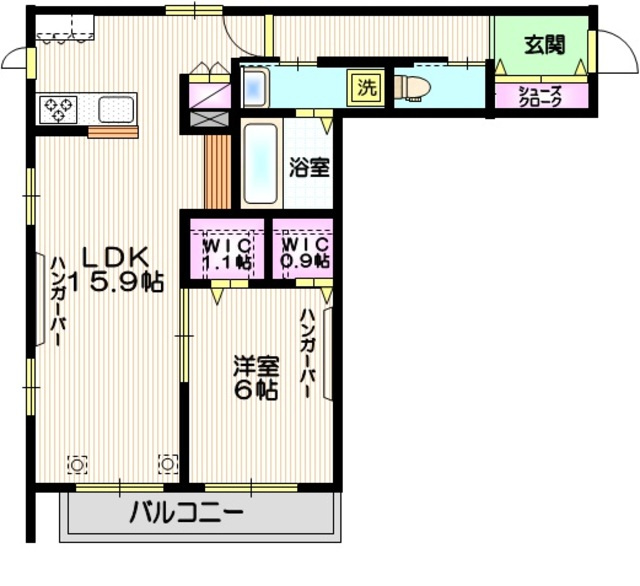 メゾンペールⅡの間取り