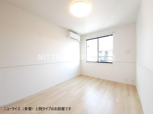 豊岡市伏のアパートの内装|【完成イメージ】洋室は６．４帖と５．３帖の２室になります☆