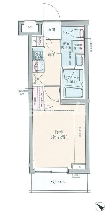 豊島区長崎６丁目の賃貸マンションの間取り
