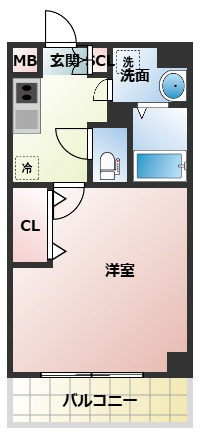 ブリランテ都島の間取り