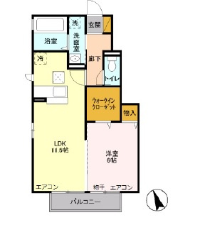 エミグランドの間取り|反転タイプ