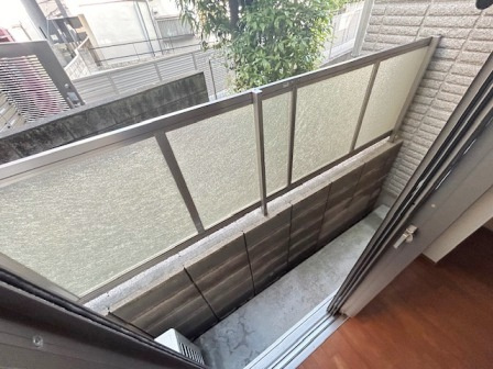 メゾンリョウのバルコニー|※別部屋写真