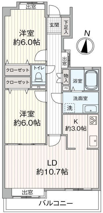 ダイアパレスポロシティ２１高砂の間取り