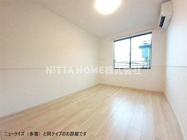 豊岡市伏のアパートの内装|【完成イメージ】洋室は６．４帖と５．３帖の２室になります☆