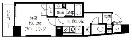 プルナス森下の間取り