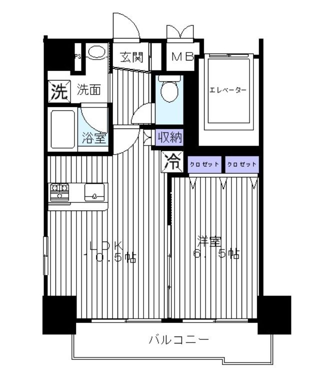 NST buildingⅢの間取り