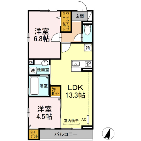 オレンジハウスの間取り
