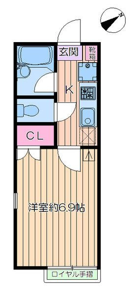 ライフガーデン西一之江Vの間取り