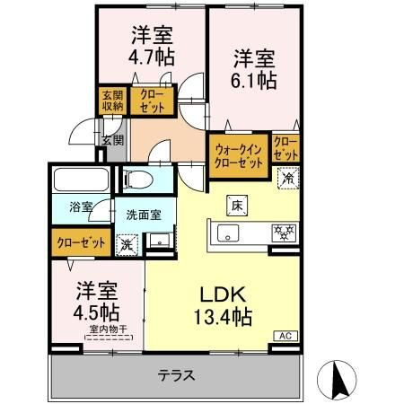 ヴィレオの間取り