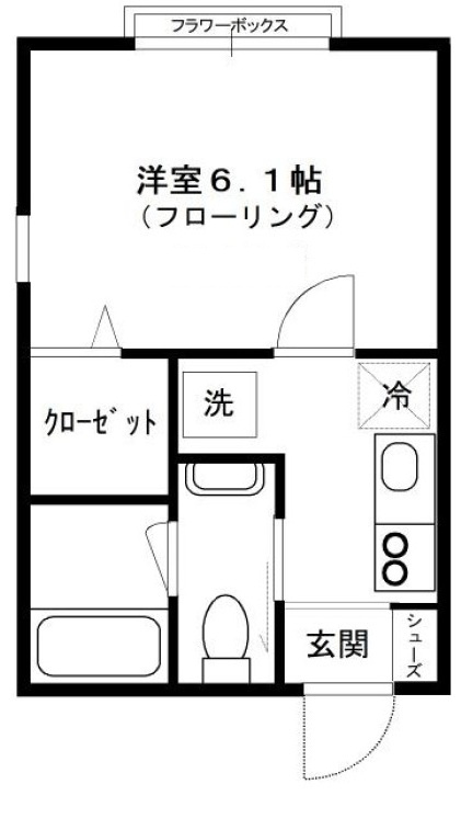 クレスト江原公園の間取り|間取りです。