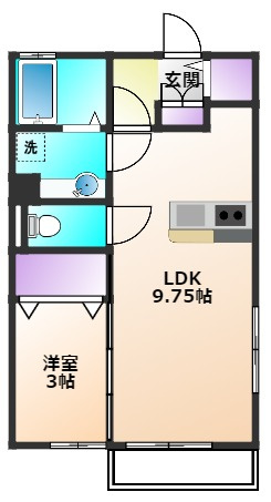 サンクレアⅠ棟の間取り