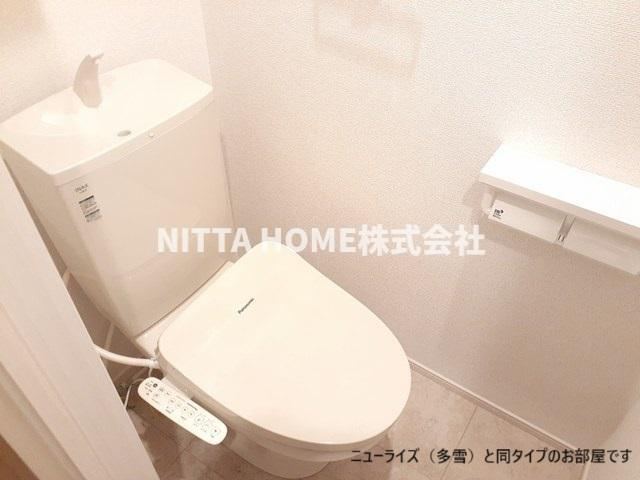 豊岡市伏のアパートのトイレ|【完成イメージ】ウォシュレットも付いています＊