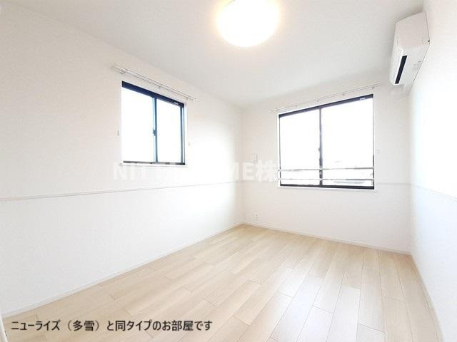 豊岡市伏のアパートの内装|【完成イメージ】洋室は６．４帖と５．３帖の２室になります☆