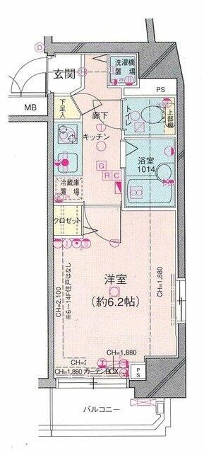 菱和パレス高輪タワーの間取り