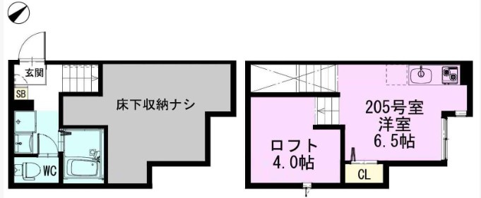 RIZEST　ルミエンの間取り