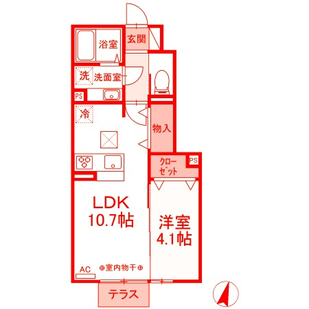 ケラソスの間取り|各居室広々とした間取り♪