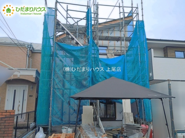 上尾市上12期　新築戸建　02の外観|9/11撮影　