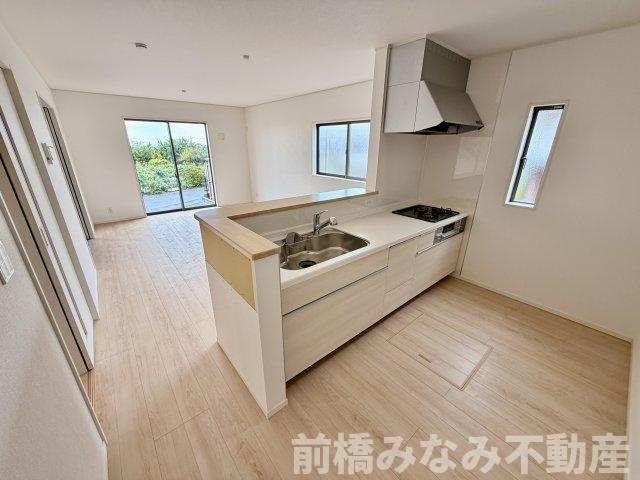【新築】高崎市金古町第17　限定１棟　クレイドルガーデン　新築建売のキッチン|きれいなキッチンです