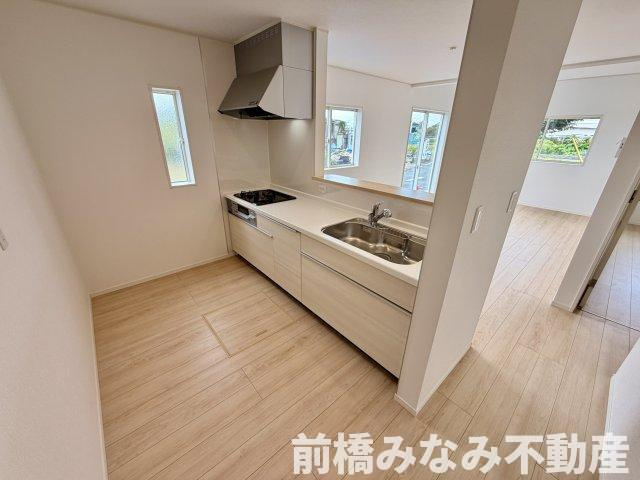 【新築平屋】高崎市足門町第9　１号棟(全２棟)　クレイドルガーデン　新築建売分譲のキッチン|使いやすいキッチンです