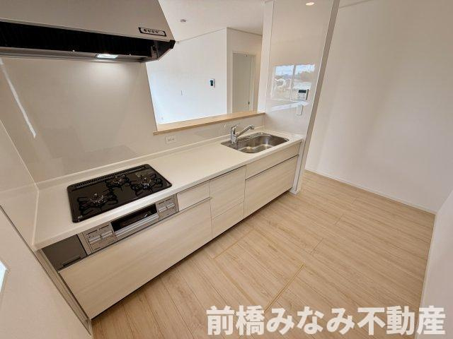 【新築平屋】高崎市足門町第9　１号棟(全２棟)　クレイドルガーデン　新築建売分譲のキッチン|お料理しやすいキッチンです