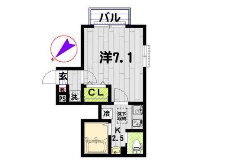 ウェルスコートの間取り