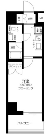 プレール・ドゥーク豊洲Ⅱの間取り