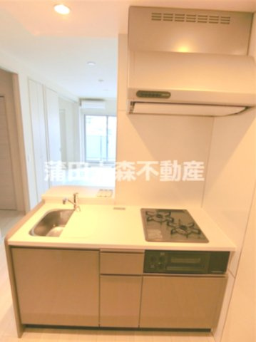 KDXレジデンス田園調布南のキッチン|2口ガスグリル付カウンターキッチン