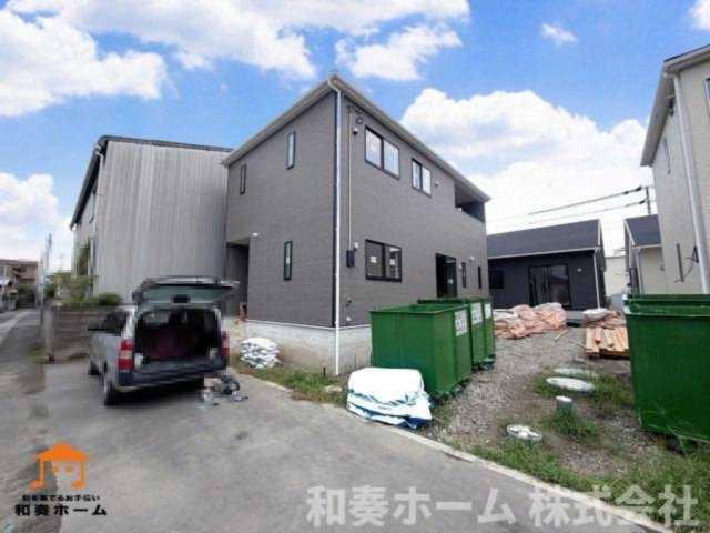 クレイドルガーデン徳島市末広第4の前面道路含む現地写真