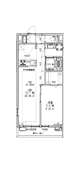 ピースコート登戸Ⅳの間取り