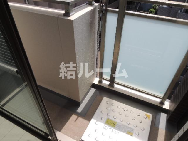 板橋区本町の賃貸マンションのバルコニー