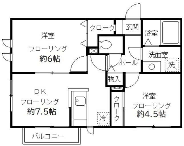 グレイス久が原の間取り|間取りです。